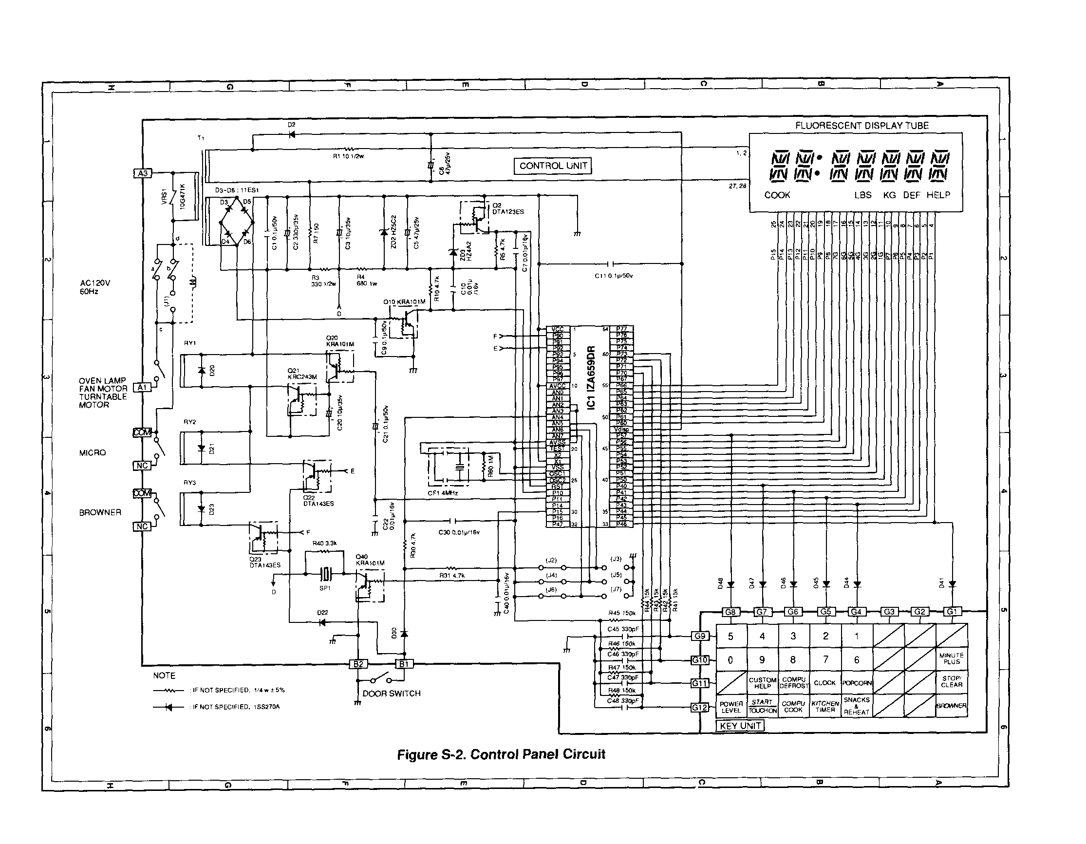 CONTROL PANEL CIRCUIT