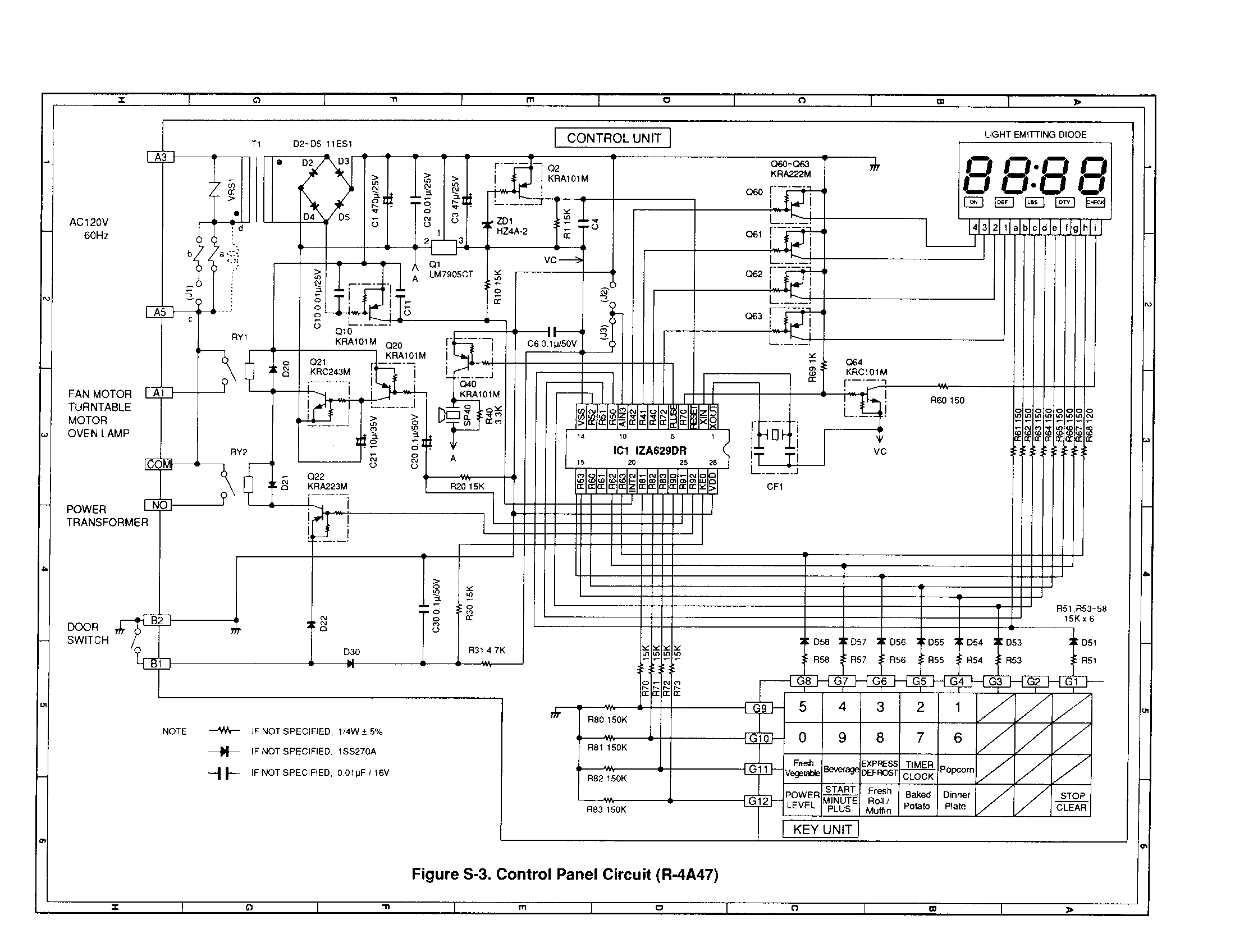 Control panel circuit (r-4a47)
