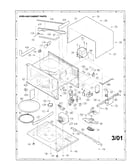 Oven and cabinet