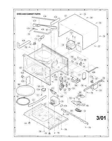 Oven and cabinet
