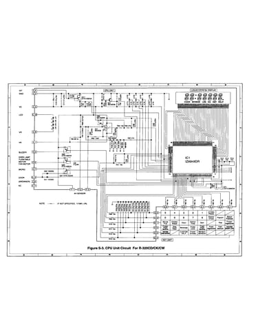 R-320cd/ck/cw cpu unit circuit