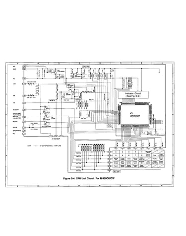 Cpu unit circuit r-330ck/cw