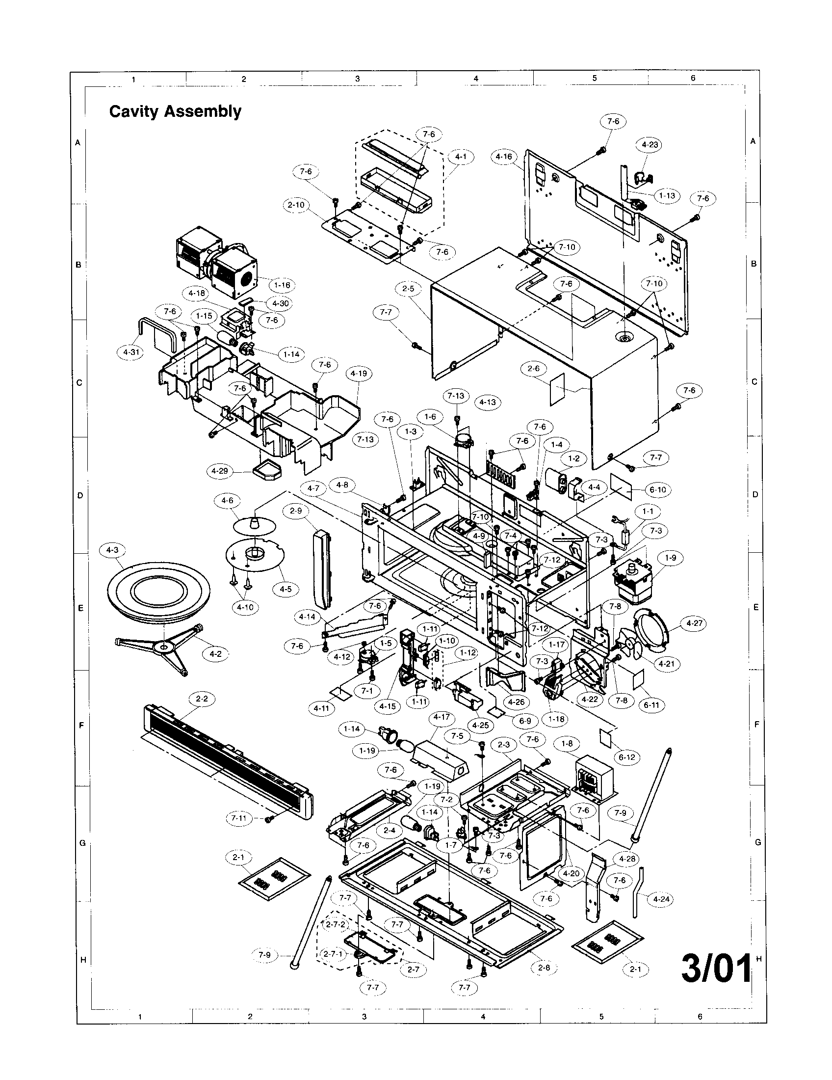 Cavity assembly
