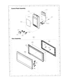 Control panel and door