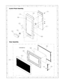 Control panel/door