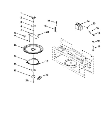Magnetron and turntable