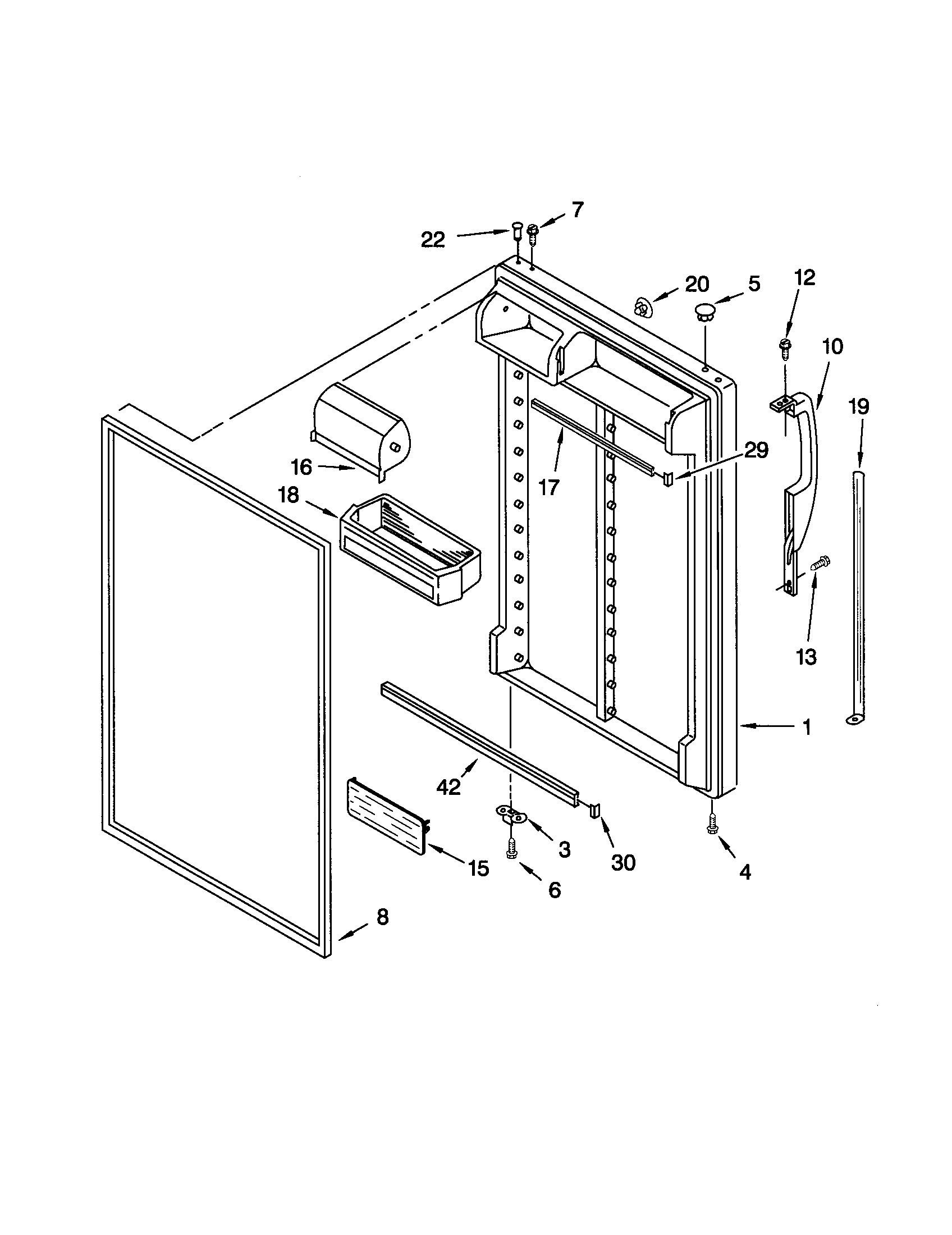 REFRIGERATOR DOOR