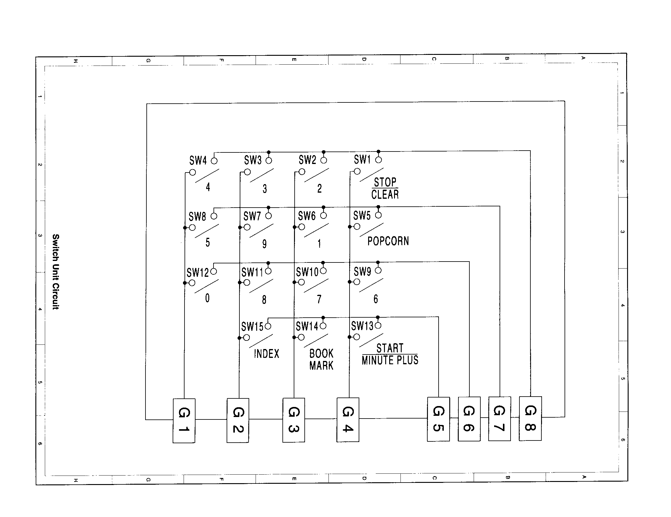 Switch unit circuit