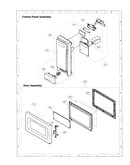Control panel/door