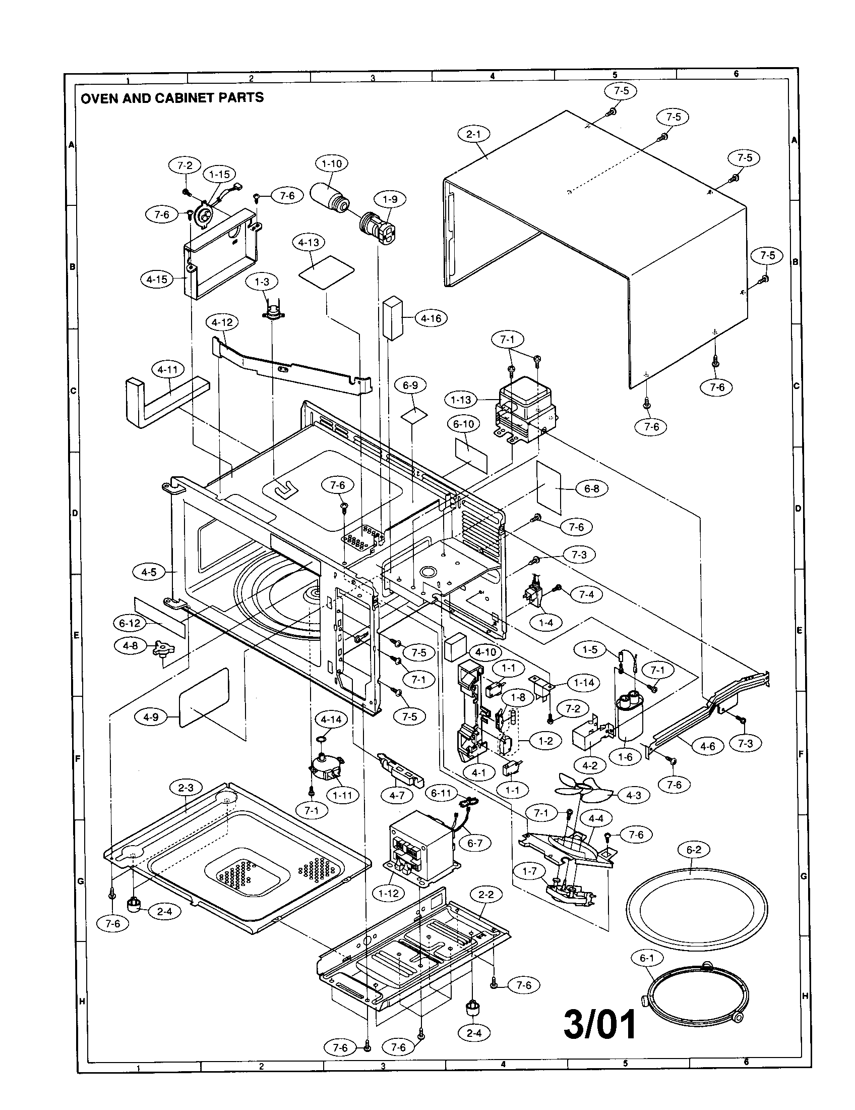 Oven and cabinet