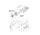 Kenmore 59661282101 icemaker assembly diagram