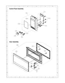 Control panel and door