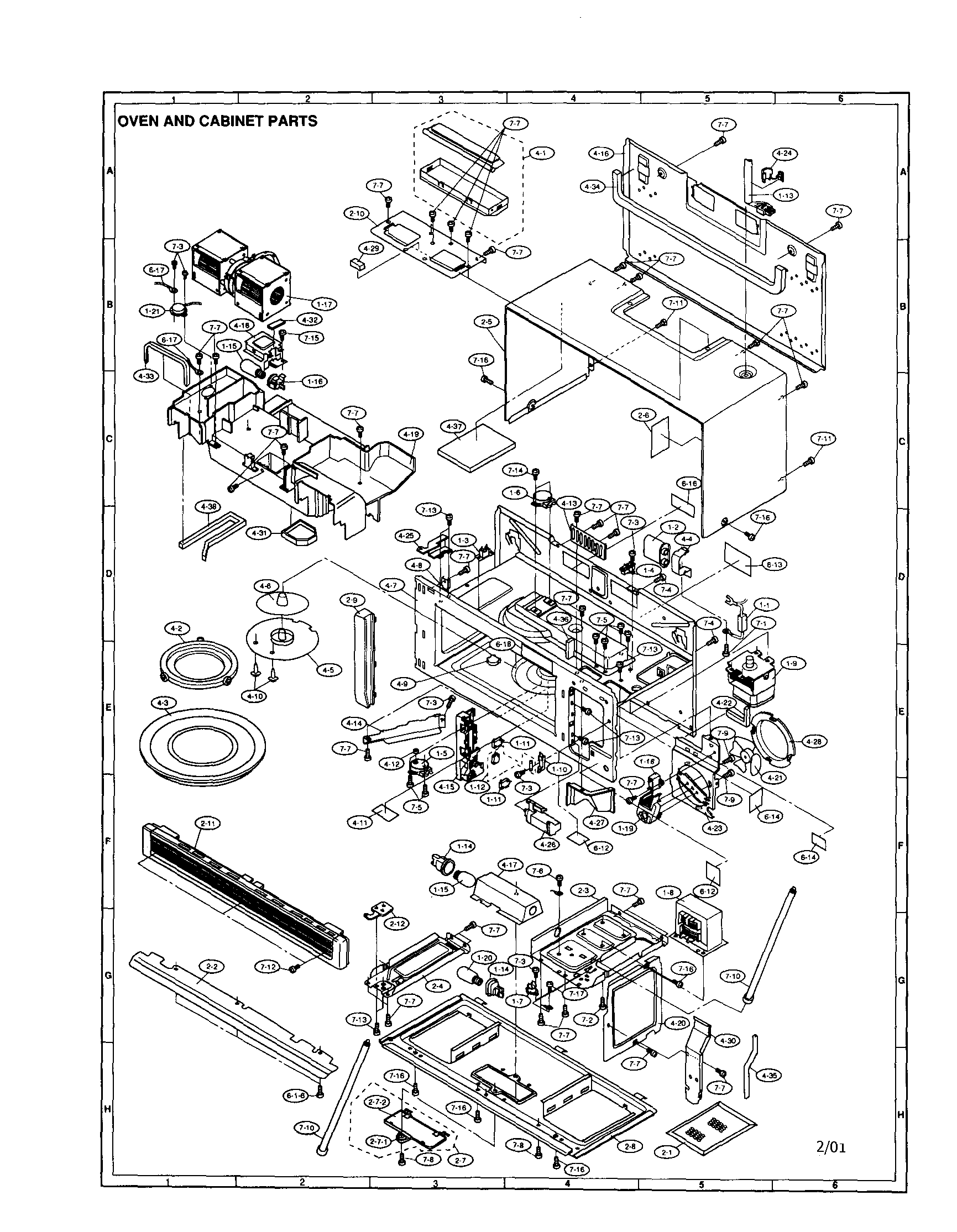 Oven and cabinet