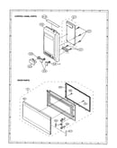 Control panel and door