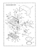 Oven and cabinet