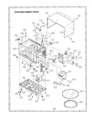 Oven and cabinet