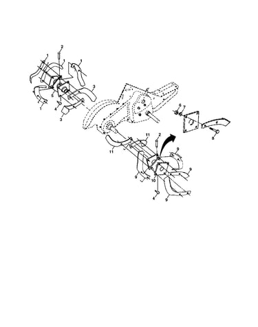 Tine assembly