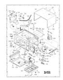 Oven and cabinet