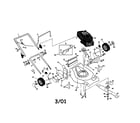 Craftsman 917379600 rotary lawn mower diagram