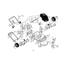 Craftsman 917379500 rotary lawn mower diagram