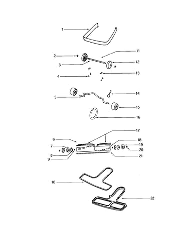 Wheels and axle