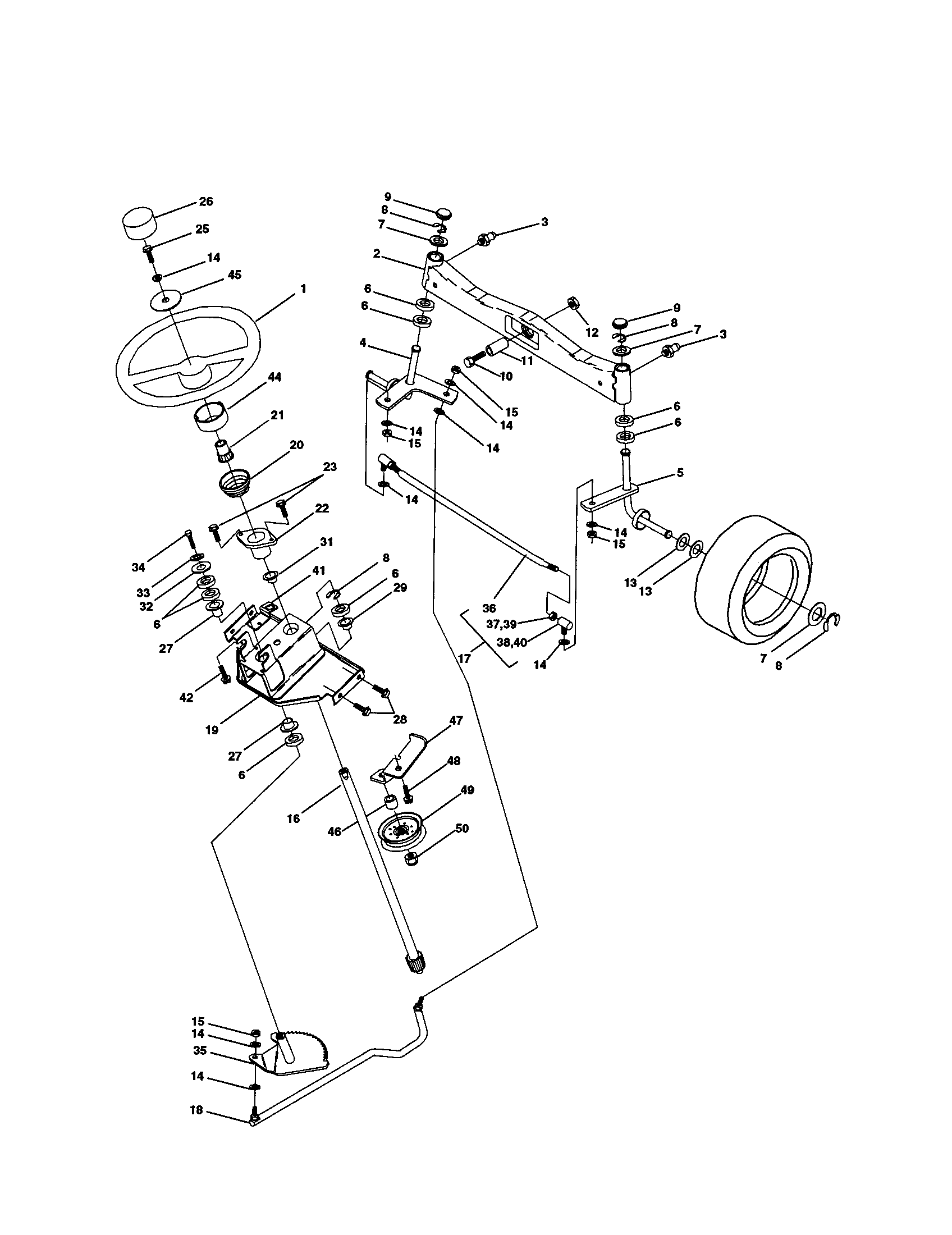 Steering assembly