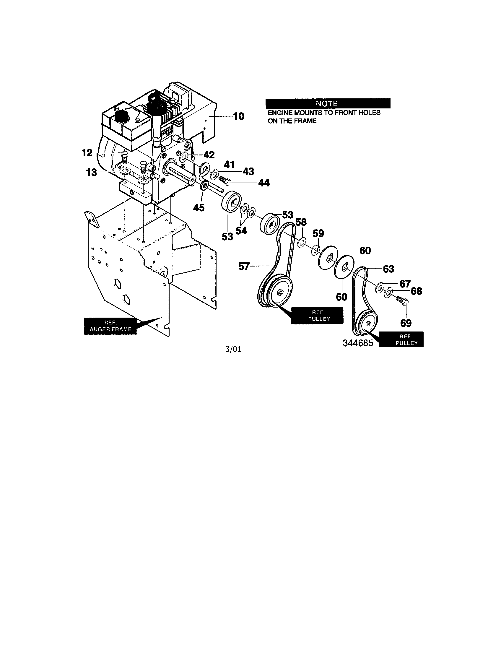 Official Craftsman 536886260 gas snowblower parts | Sears PartsDirect