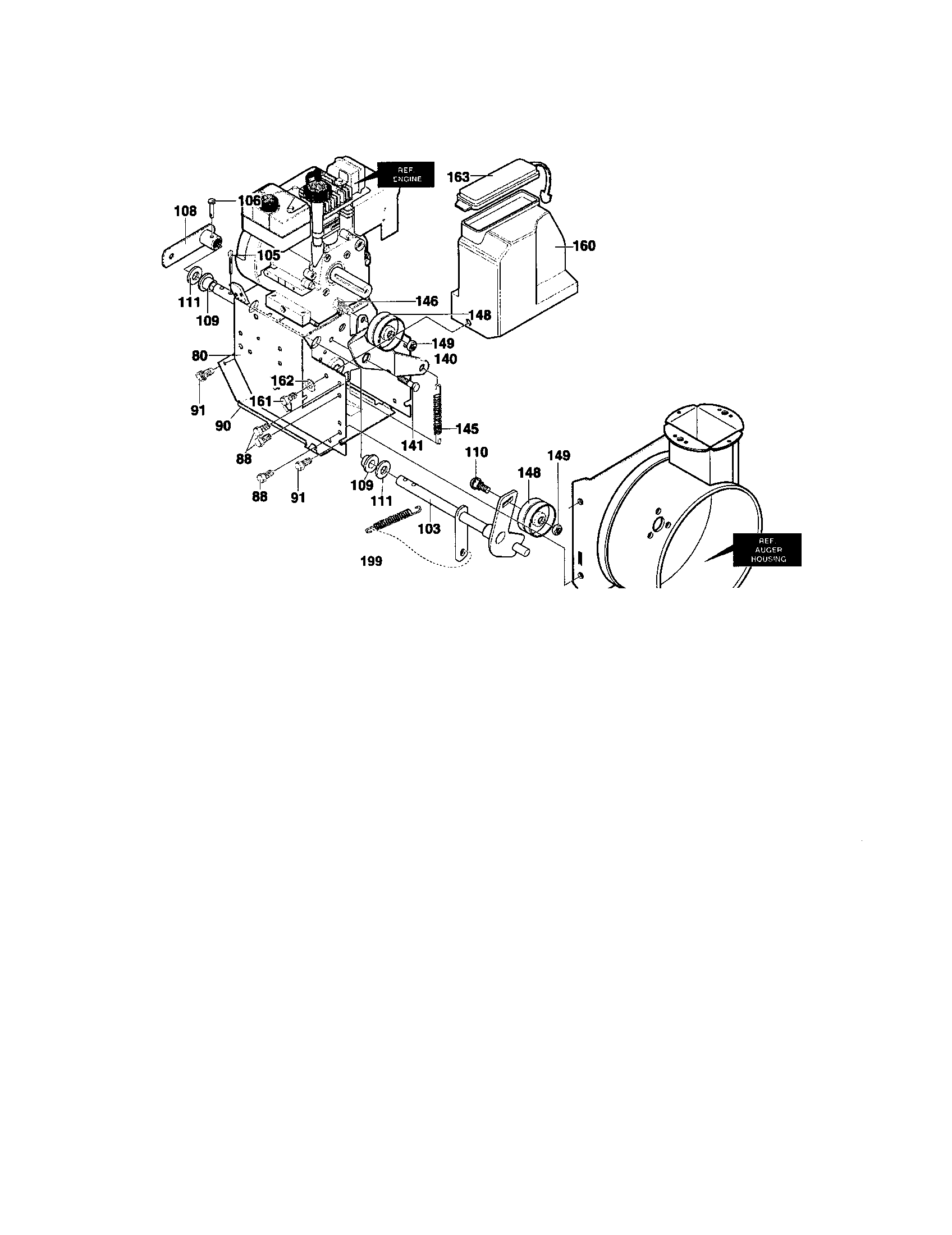 Official Craftsman 536886260 gas snowblower parts | Sears PartsDirect