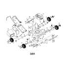 Craftsman 917388721 rotary lawn mower diagram