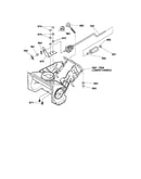 Chute control rod assembly