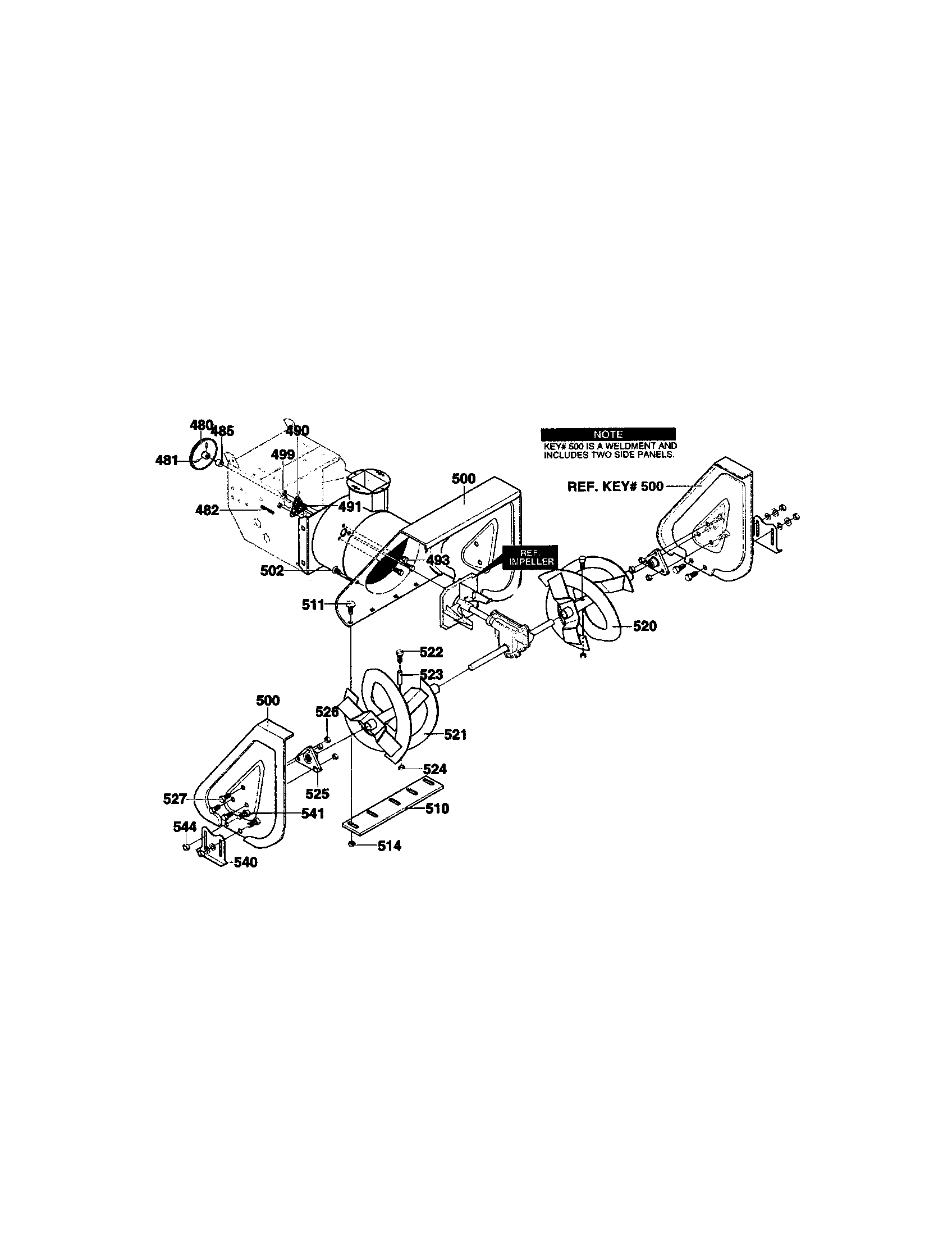 AUGER HOUSING ASSEMBLY