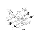 Craftsman 917388732 rotary lawn mower diagram