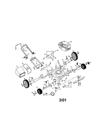 Rotary lawn mower