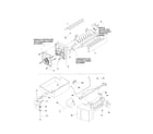 Kenmore 59672844101 icemaker assembly diagram