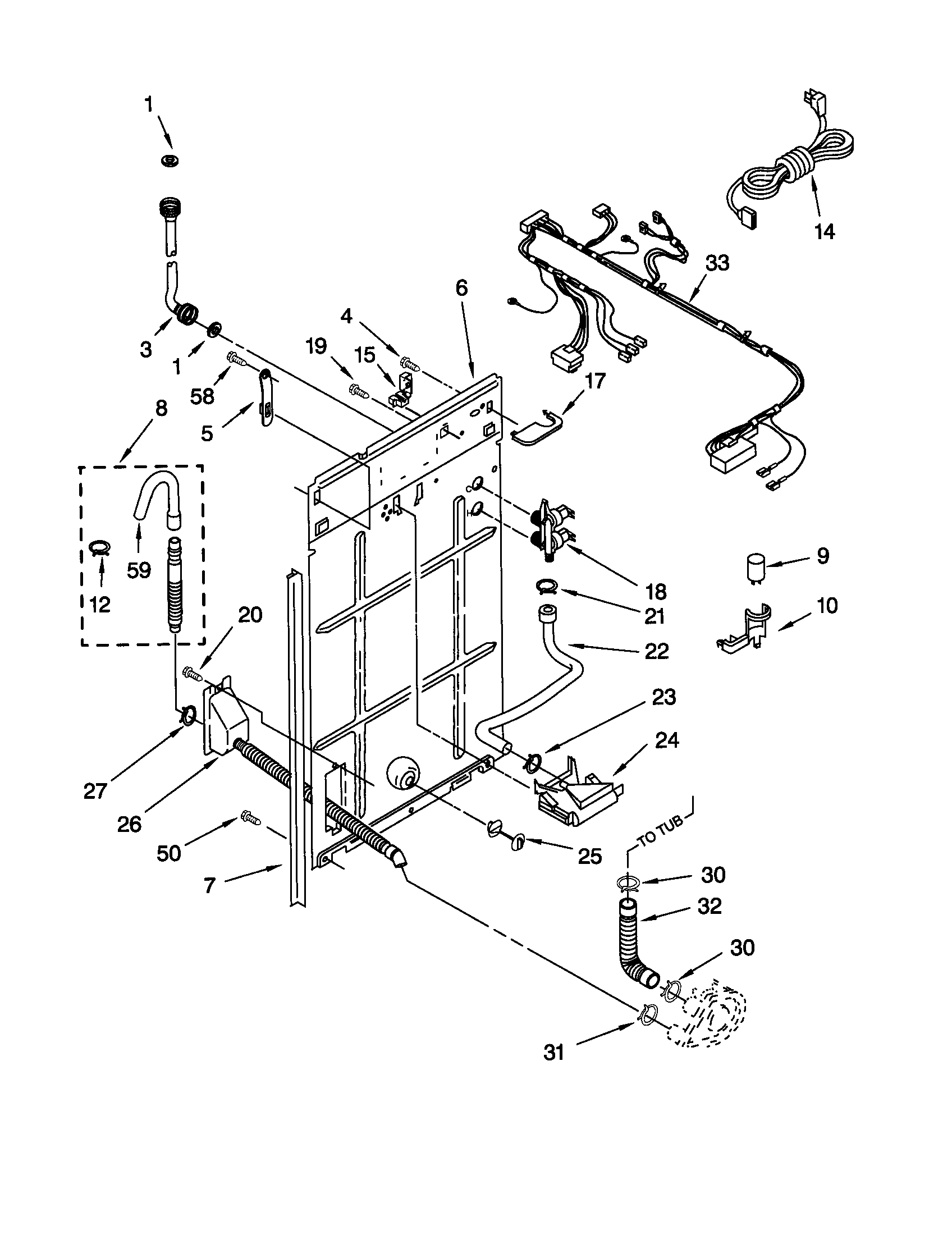 Rear panel