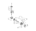 Kenmore 11022882100 brake/clutch/gearcase/motor/pump diagram