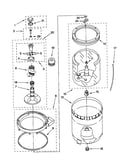 Agitator,basket and tub
