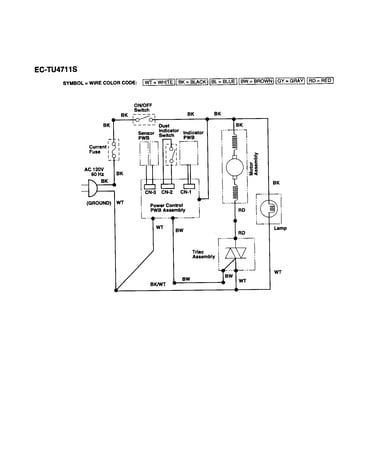 Wire color code-ec-tu4711s