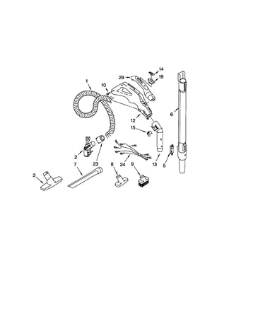 Hose and attachment