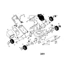 Craftsman 917389511 rotary lawn mower diagram