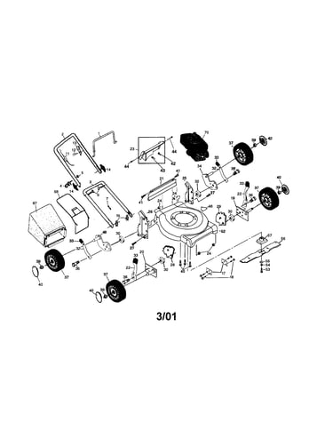 Rotary lawn mower