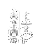 Motor/heater/spray arm
