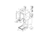 Kenmore 58717245991 frame/wrapper diagram