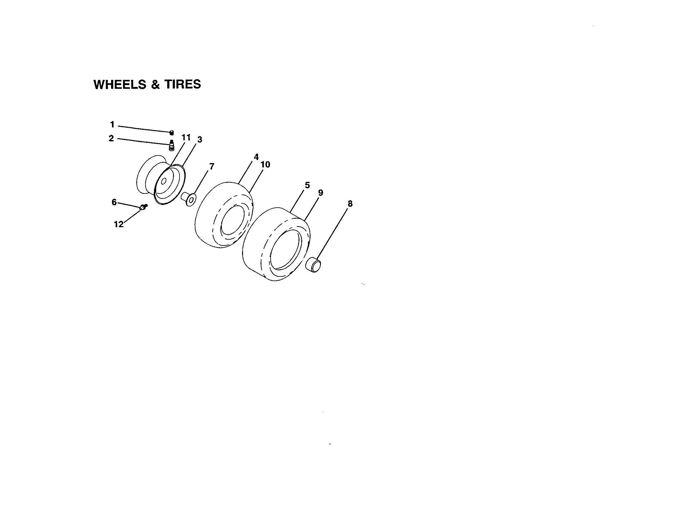 Wheels and tires