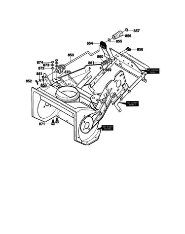 Chute rod assembly