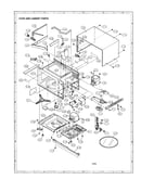 Oven and cabinet