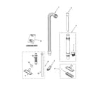 Kenmore 11631512100 hose and attachment diagram