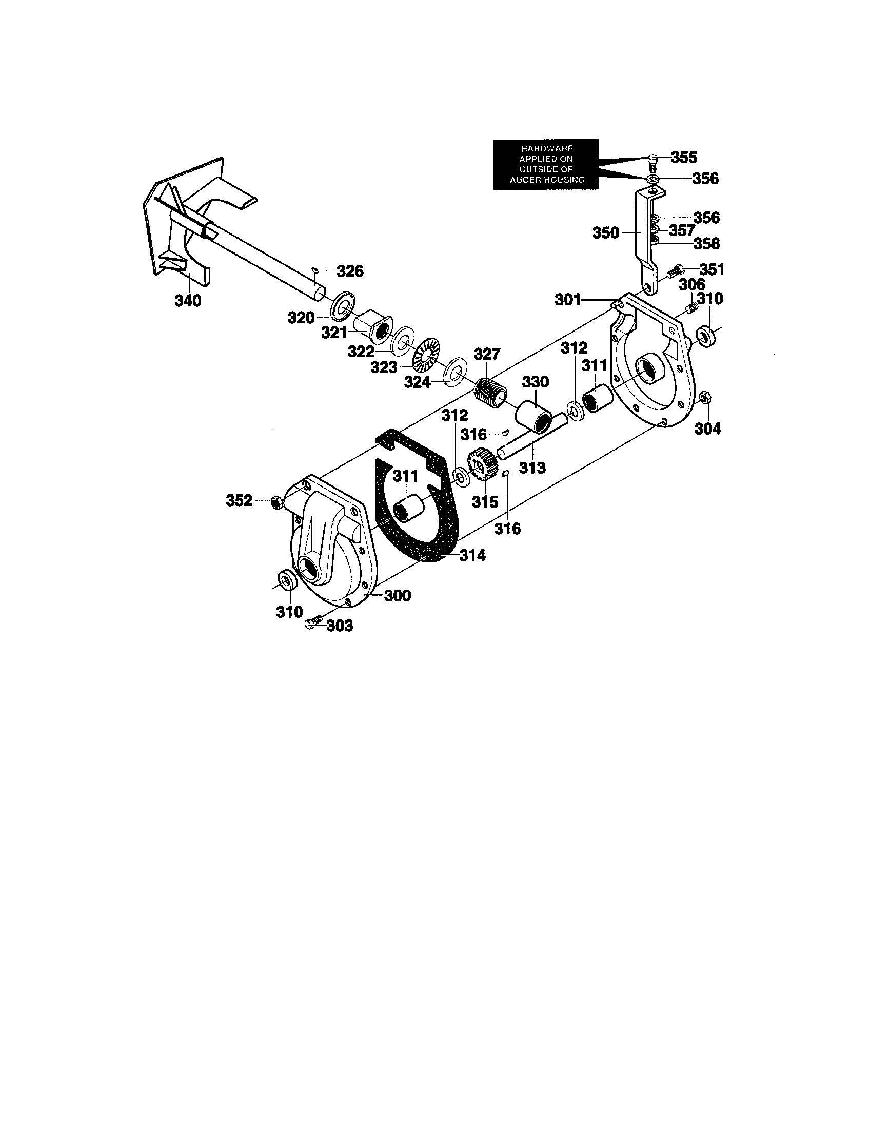 Gear case assembly