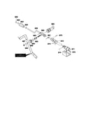 Chute control rod assembly