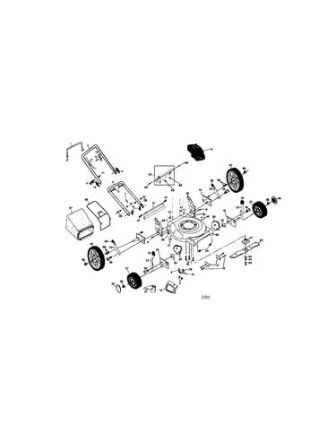 Rotary lawn mower